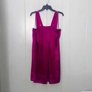 Banana Republic Women’s Purple Sleeveless 100% Silk Evening Dress Size XL NWT